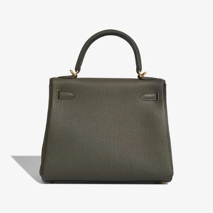 Best Replica Hermès Kelly 25 Togo Vert de Gris GHW - Replica Handbags - Image 2