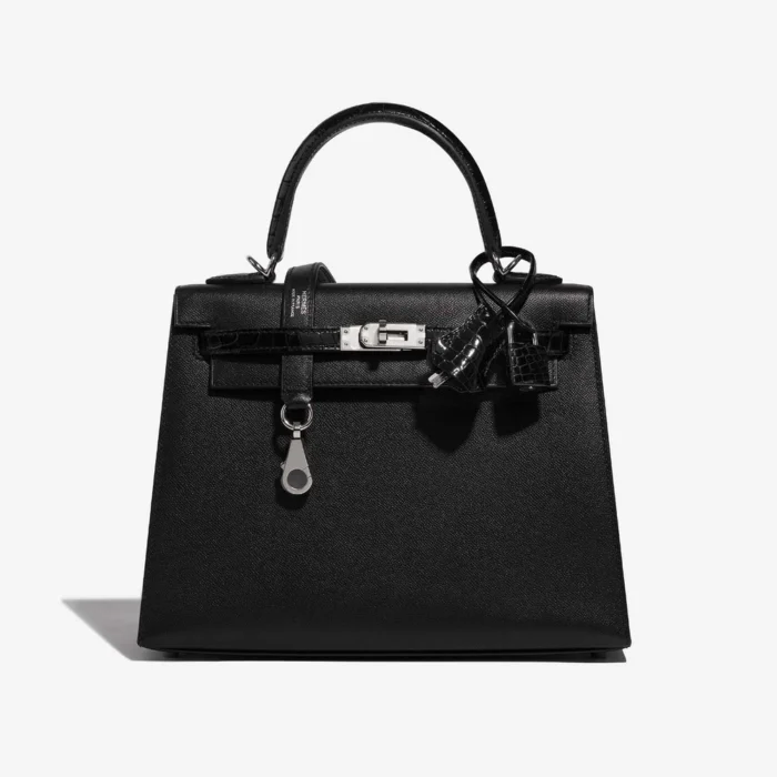 Best Replica Hermès Kelly 25 Touch Veau Madame/Niloticus Crocodile Black PHW – Replica Handbags