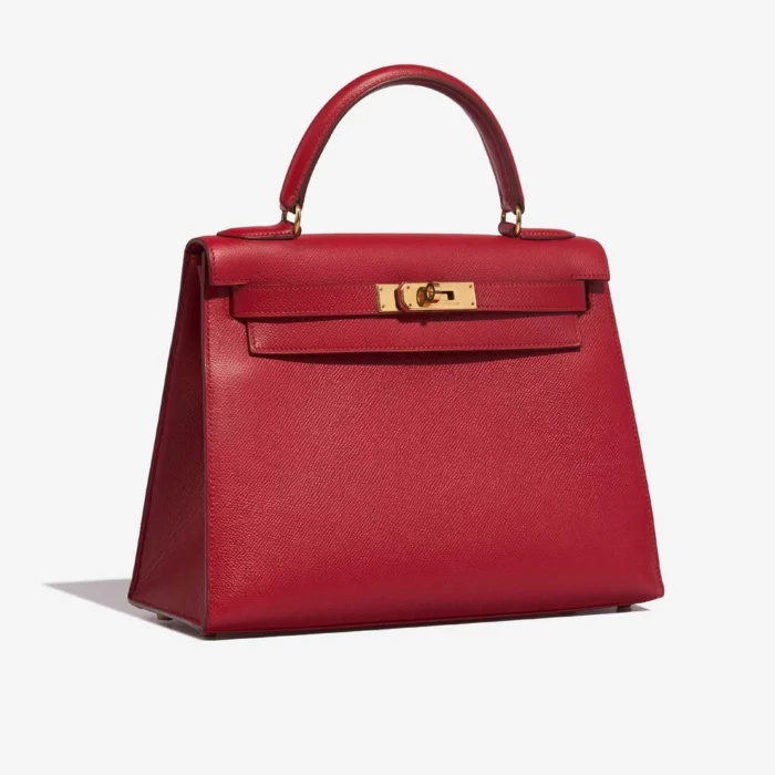 Mirror Quality Hermès Replicas Kelly 28 Epsom Biscuit/Mauve Sylvestre PHW - DLF - Image 4