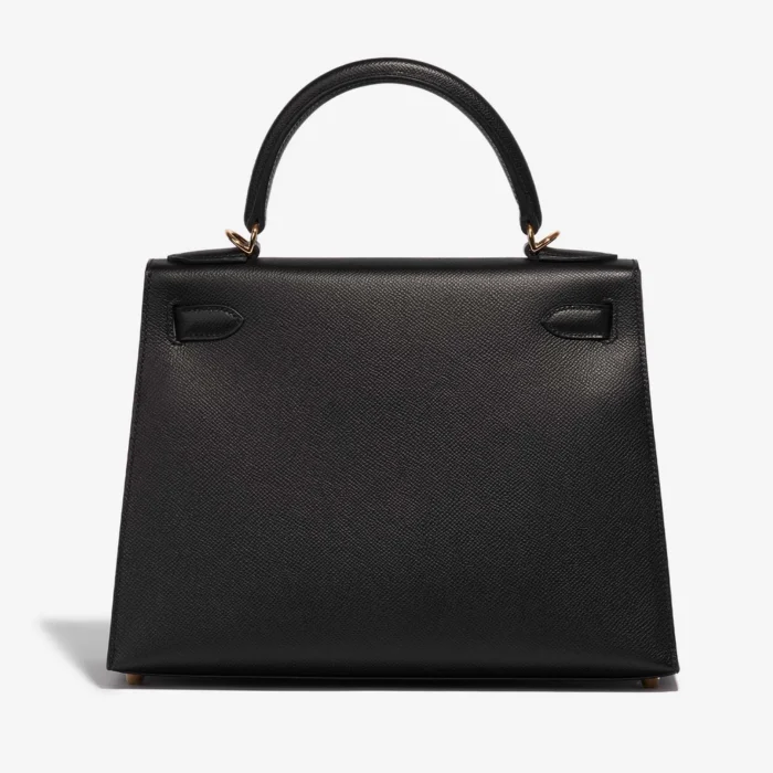 Best Replica Hermès Kelly 28 Epsom Black GHW - Replica Handbags - Image 2
