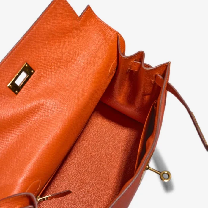 Best Replica Hermès Kelly 28 Epsom Feu GHW - Replica Handbags - Image 5