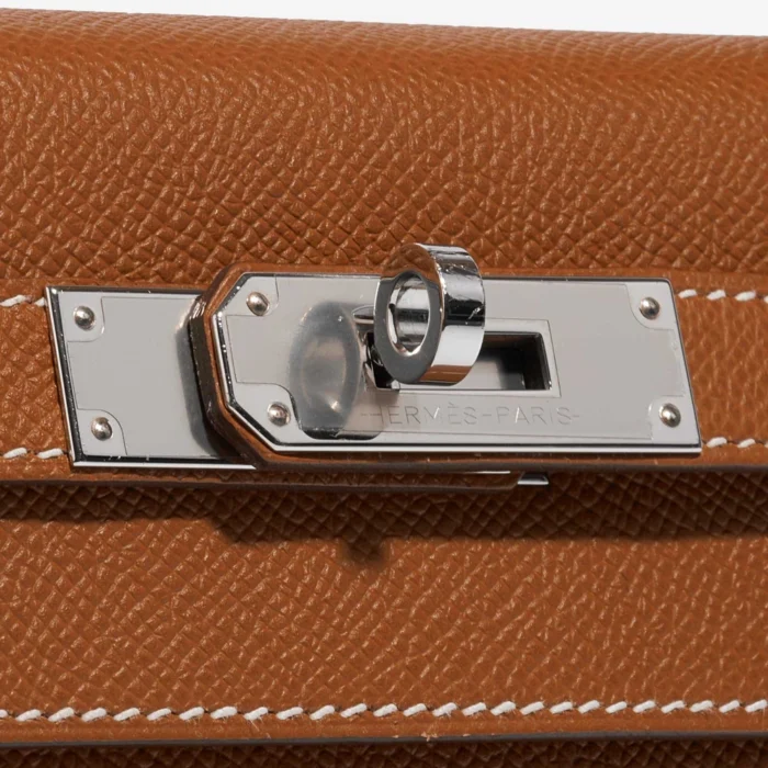 Best Replica Hermès Kelly 28 Epsom Gold PHW - Replica Handbags - Image 7