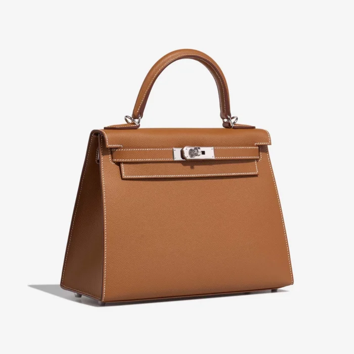 Best Replica Hermès Kelly 28 Epsom Gold PHW - Replica Handbags - Image 4