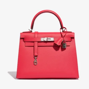 Best Replica Hermès Kelly 28 Epsom Rose Extreme PHW Handbags