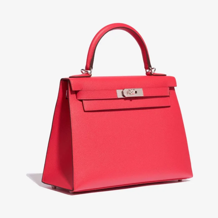 Best Replica Hermès Kelly 28 Epsom Rose Extreme PHW - Replica Handbags - Image 4