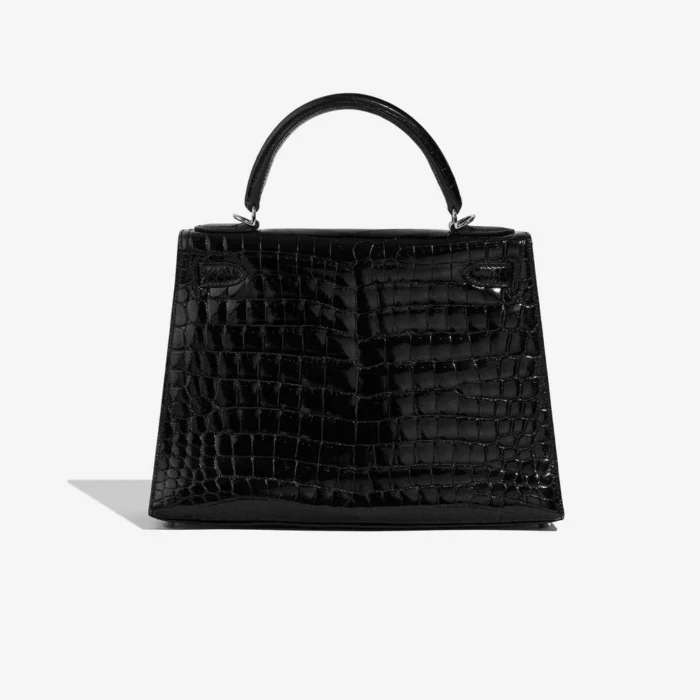 Best Replica Hermès Kelly 28 Niloticus Crocodile Black PHW - Replica Handbags - Image 2