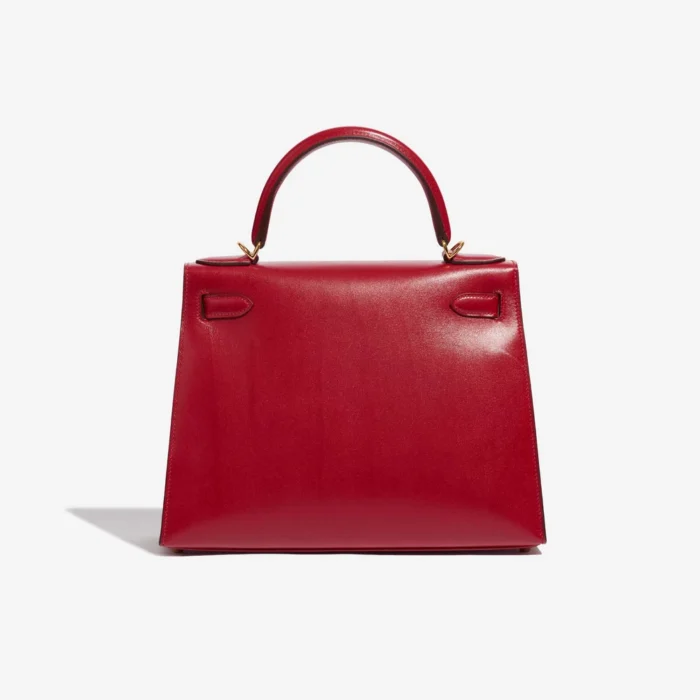 Best Replica Hermès Kelly 28 Tadelakt Rouge Vif GHW - Replica Handbags - Image 2