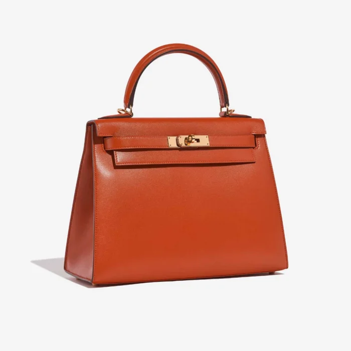 Best Replica Hermès Kelly 28 Tadelakt Terre Battue GHW - Replica Handbags - Image 4