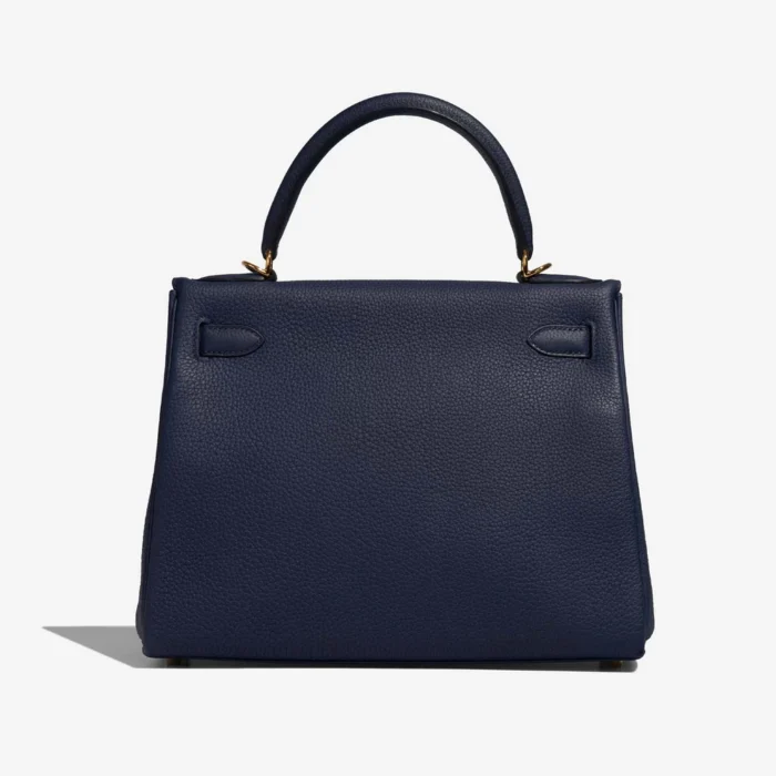 Best Replica Hermès Kelly 28 Togo Blue Saphir GHW - Replica Handbags - Image 2