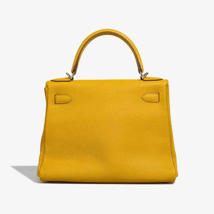Best Replica Hermès Kelly 28 Togo Jaune Ambre PHW - Replica Handbags - Image 2