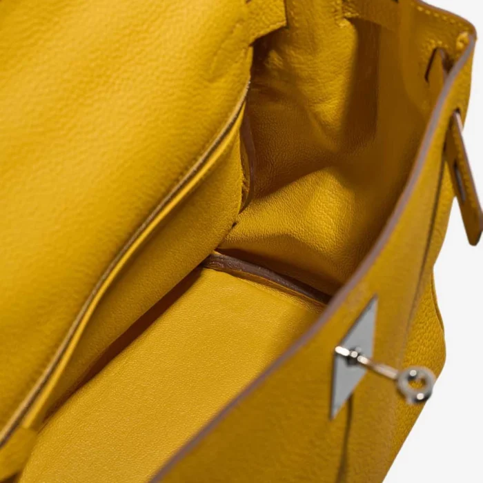 Best Replica Hermès Kelly 28 Togo Jaune Ambre PHW - Replica Handbags - Image 5