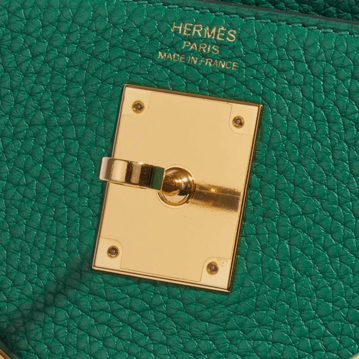 Best Replica Hermès Kelly 28 Togo Vert Menthe GHW - Replica Handbags - Image 6