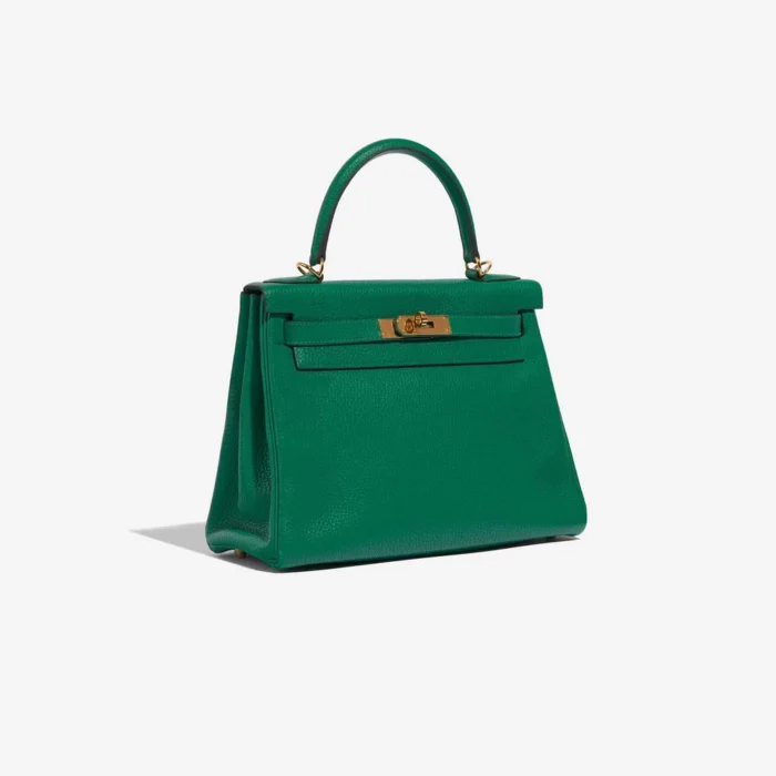Best Replica Hermès Kelly 28 Togo Vert Menthe GHW - Replica Handbags - Image 4