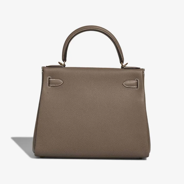 Best Replica Hermès Kelly 28 Togo Etoupe GHW - Replica Handbags - Image 2