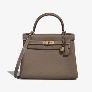 Best Replica Hermès Kelly 28 Togo Etoupe GHW - Replica Handbags