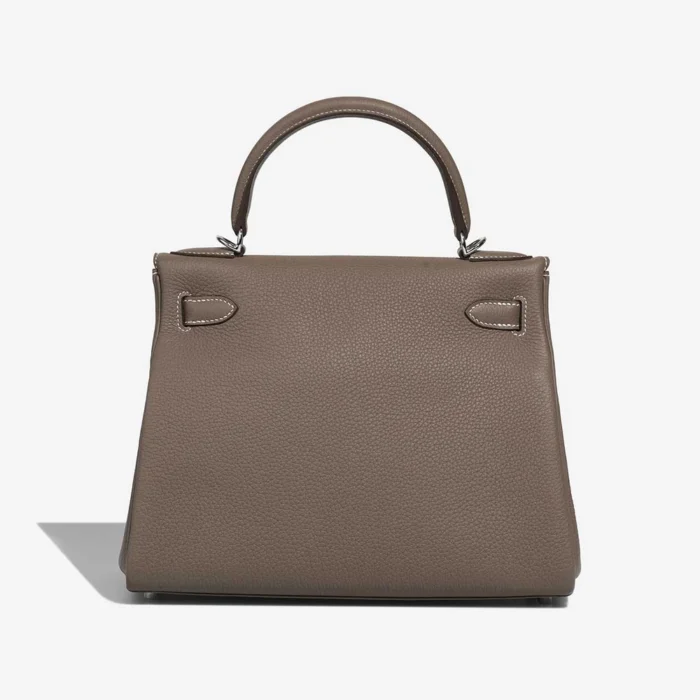 Best Replica Hermès Kelly 28 Togo Etoupe PHW - Replica Handbags - Image 2