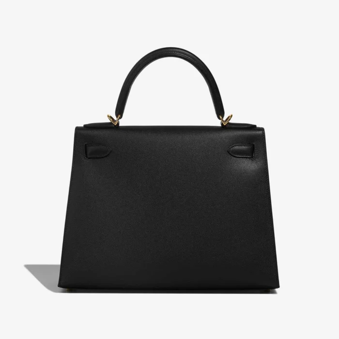 Best Replica Hermès Kelly 28 Veau Madame Black GHW - Replica Handbags - Image 2