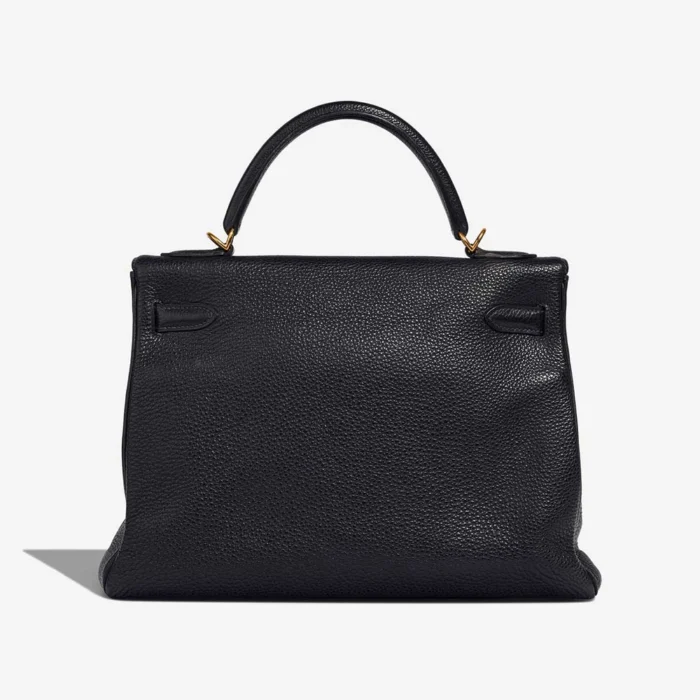 Best Replica Hermès Kelly 32 Ardennes Bleu Marine GHW - Replica Handbags - Image 2