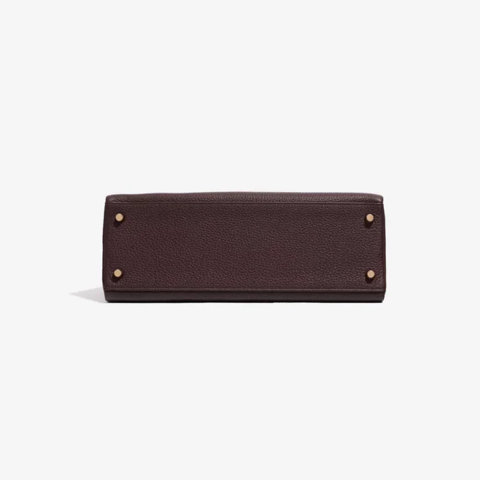 Best Replica Hermès Kelly 32 Clemence Rouge Sellier GHW - Replica Handbags - Image 3