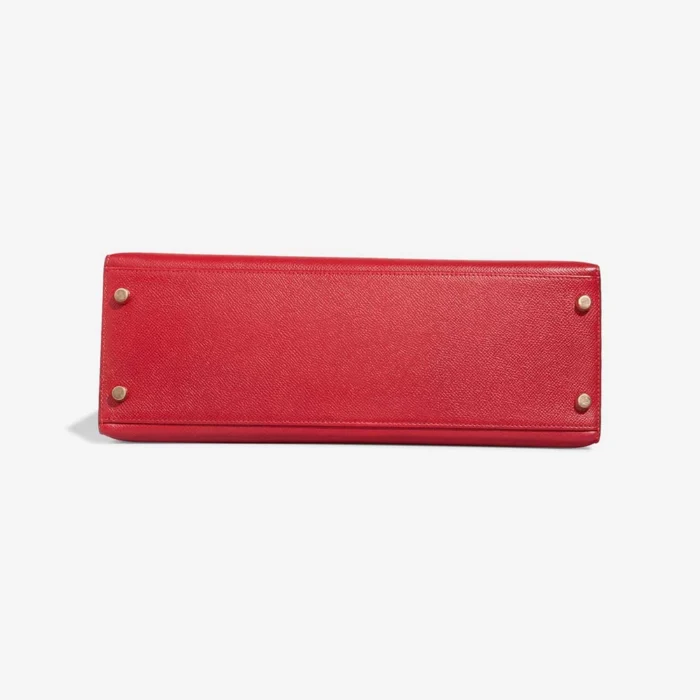 Best Replica Hermès Kelly 32 Courchevel Rouge Casaque GHW - Replica Handbags - Image 3