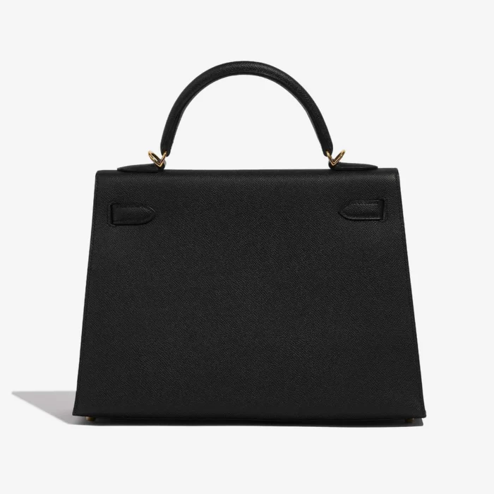 Best Replica Hermès Kelly 32 Epsom Black GHW - Replica Handbags - Image 2