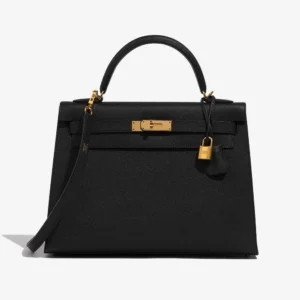 Best Replica Hermès Kelly 32 Epsom Black GHW | Direct Luxury