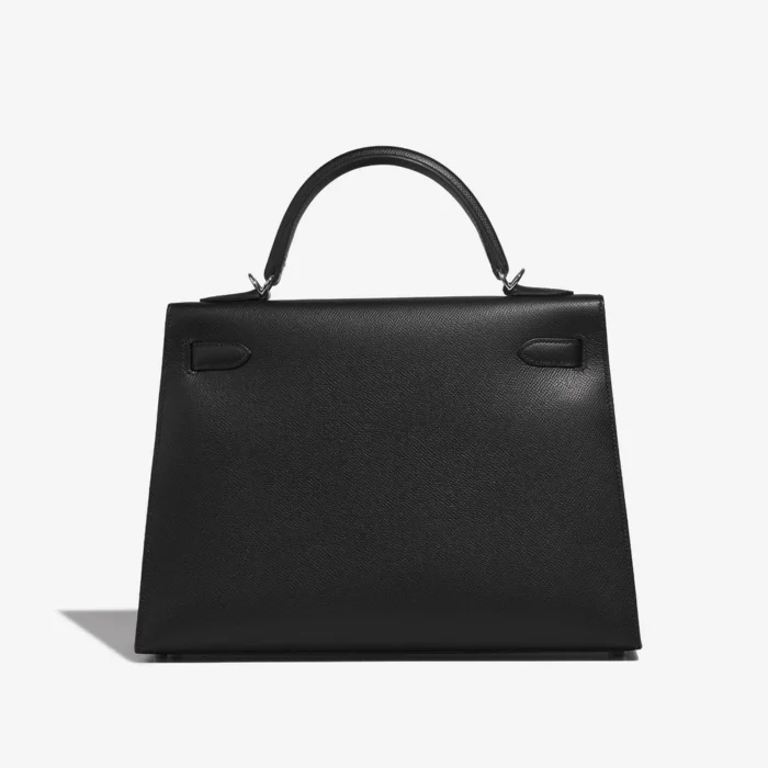 Best Replica Hermès Kelly 32 Epsom Black PHW - Replica Handbags - Image 2