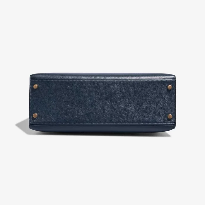 Best Replica Hermès Kelly 32 Epsom Bleu Marine GHW - Replica Handbags - Image 3