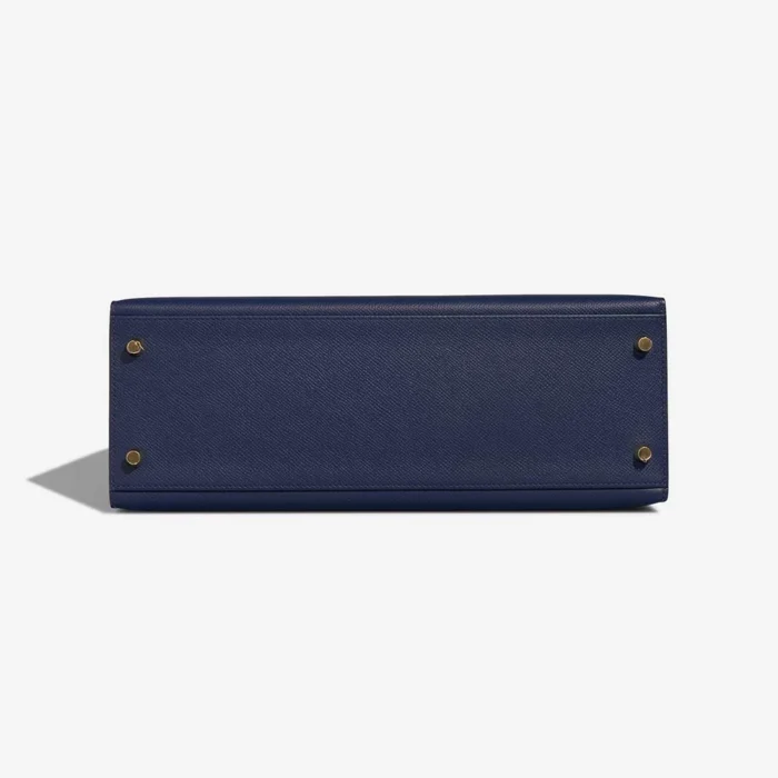 Best Replica Hermès Kelly 32 Epsom Bleu Saphir GHW - Replica Handbags - Image 3