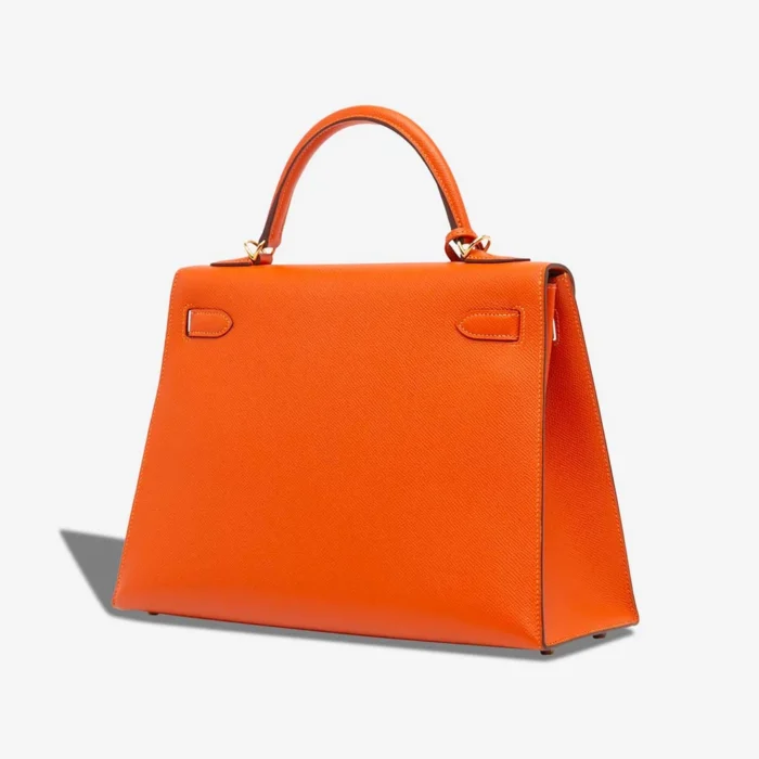Best Replica Hermès Kelly 32 Epsom Feu GHW - Replica Handbags - Image 2