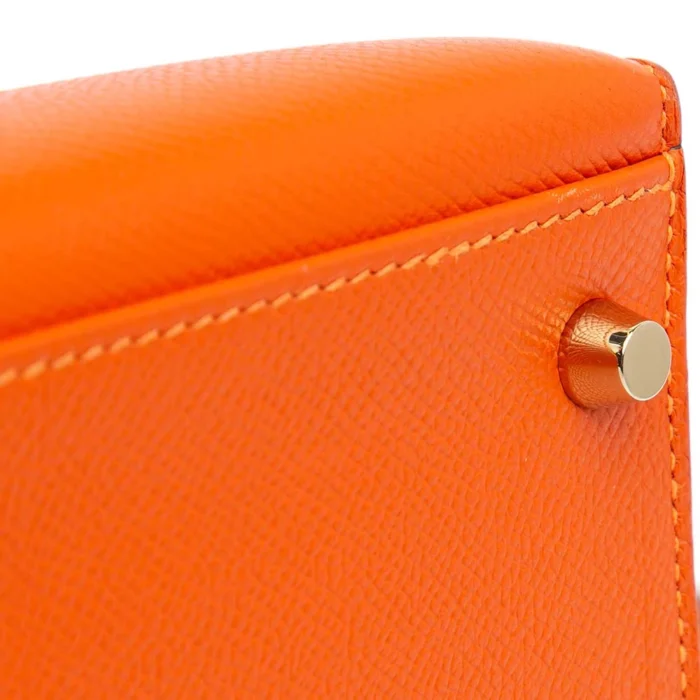 Best Replica Hermès Kelly 32 Epsom Feu GHW - Replica Handbags - Image 6