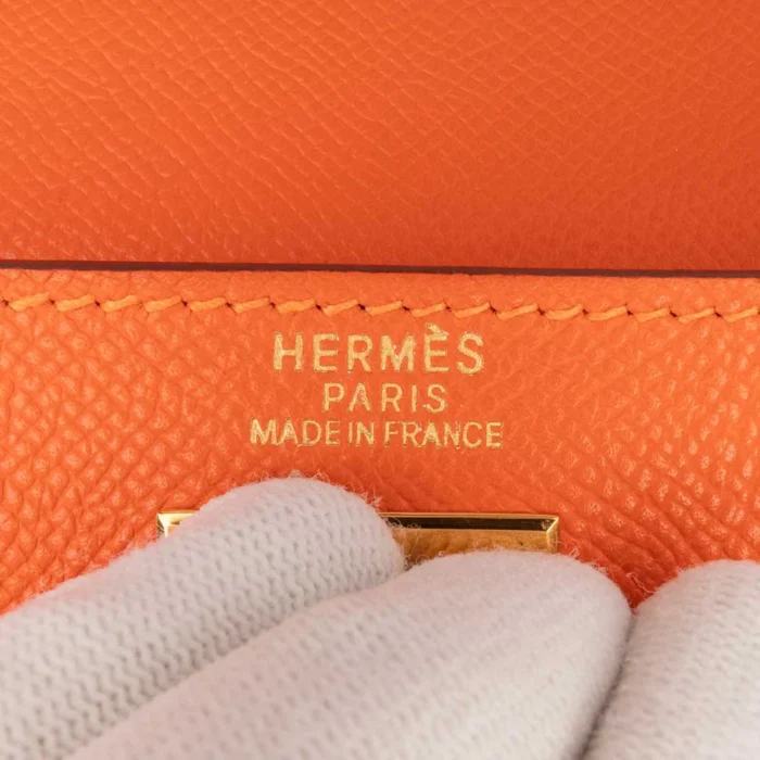 Best Replica Hermès Kelly 32 Epsom Feu GHW - Replica Handbags - Image 4