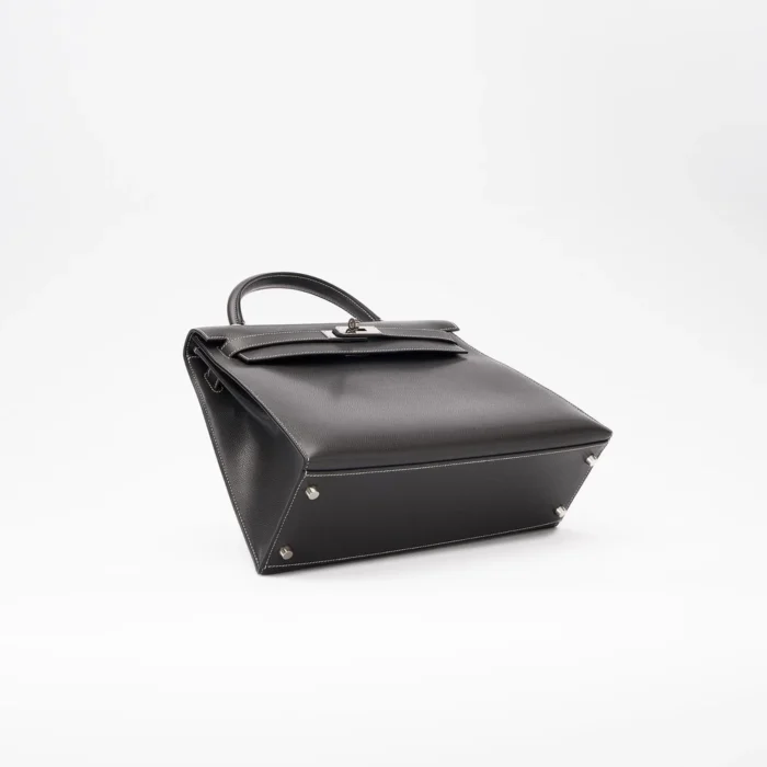 Best Replica Hermès Kelly 32 Epsom Graphite PHW - DLF - Image 3