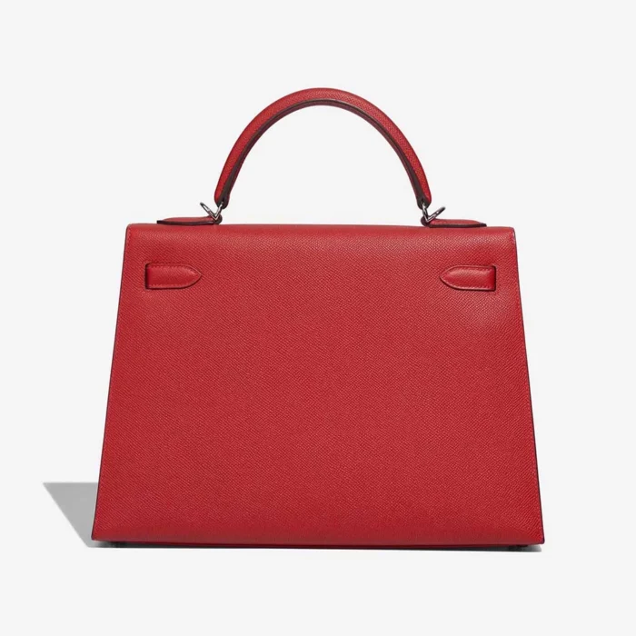 Best Replica Hermès Kelly 32 Epsom Rouge Casaque PHW - Replica Handbags - Image 2