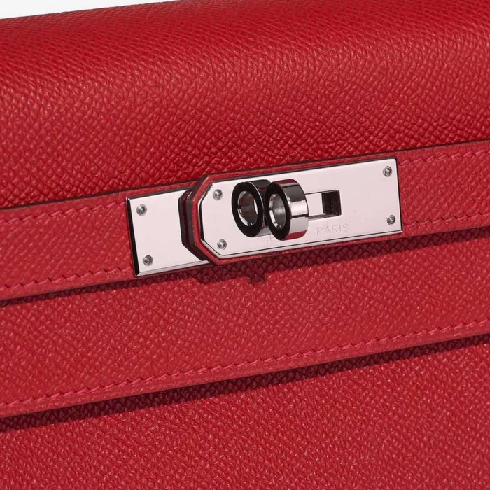 Best Replica Hermès Kelly 32 Epsom Rouge Casaque PHW - Replica Handbags - Image 7