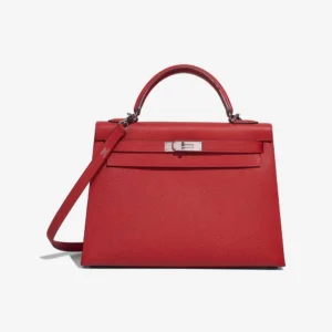 Best Replica Hermès Kelly 32 Epsom Rouge Casaque PHW - Replica Handbags