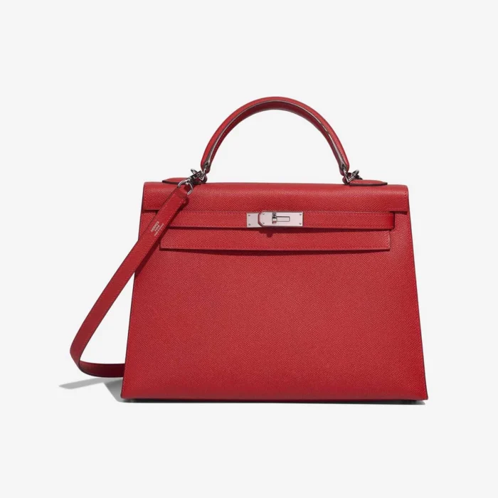Best Replica Hermès Kelly 32 Epsom Rouge Casaque PHW - Replica Handbags