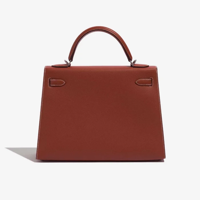 Best Replica Hermès Kelly 32 Epsom Sienne PHW - Replica Handbags - Image 2