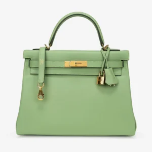 Best Replica Hermès Kelly 32 Evercolor Vert Criquet GHW | DLF