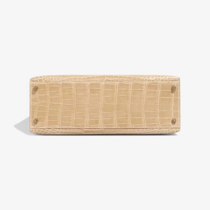 Best Replica Hermès Kelly 32 Porosus Crocodile Poussiere GHW - Replica Handbags - Image 3