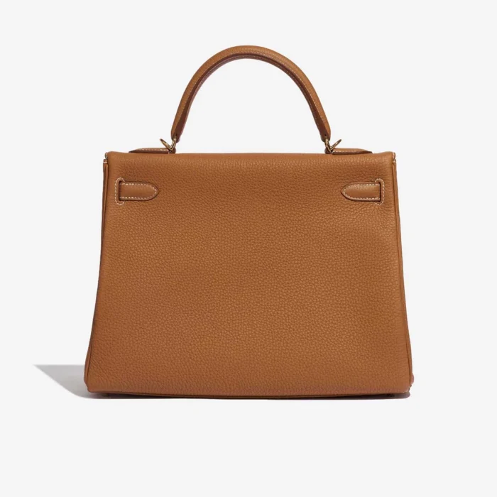 Best Replica Hermès Kelly 32 Togo Gold GHW - Replica Handbags - Image 2