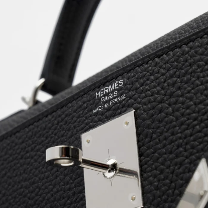 Best Replica Hermès Kelly 32 Togo Matte Black PHW - DLF - Image 6