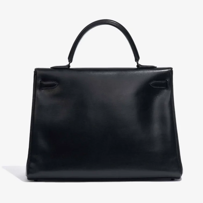 Best Replica Hermès Kelly 35 Box So Black BHW - DLF - Image 2