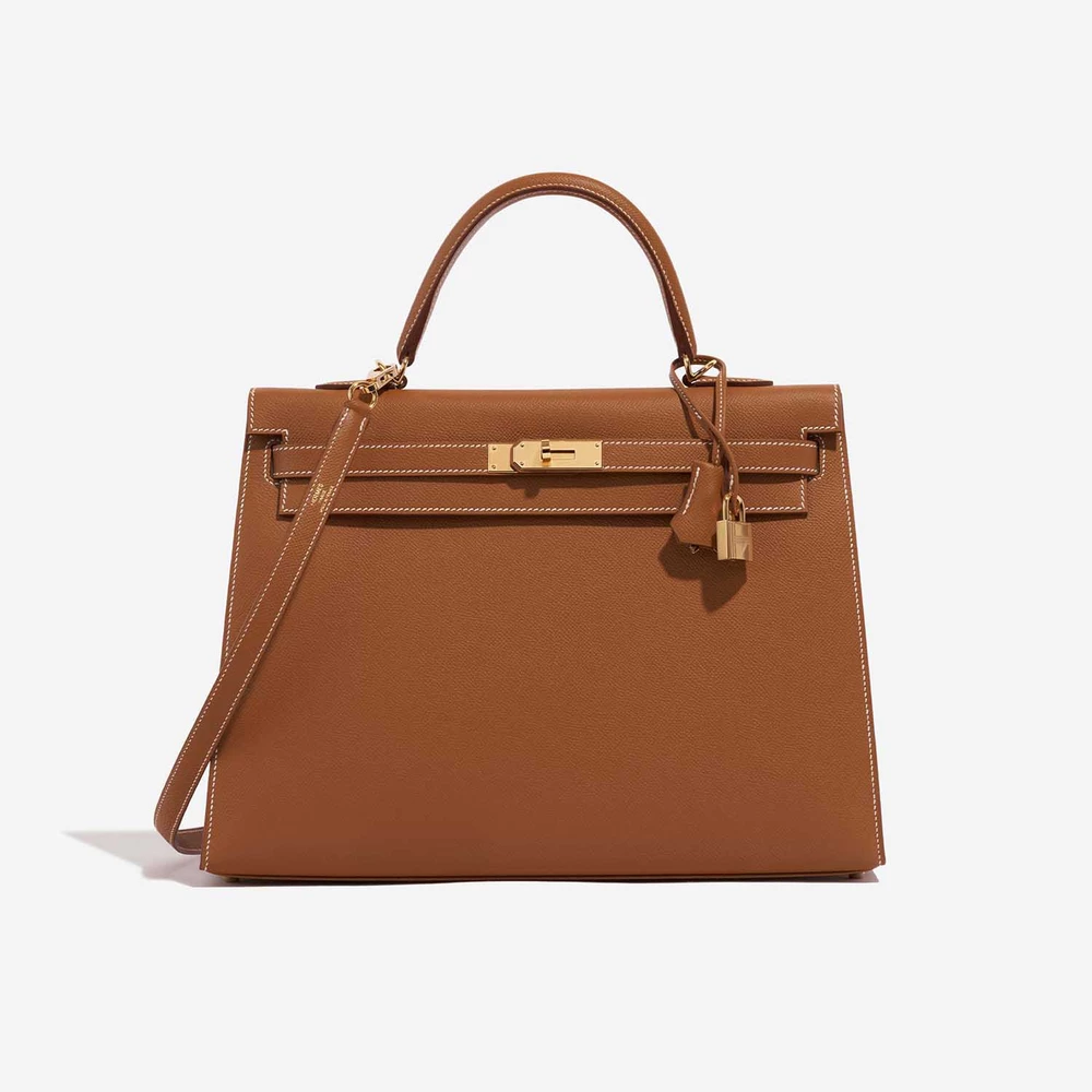 Best Replica Hermès Kelly 35 Epsom Gold GHW | Direct Luxury Fashion