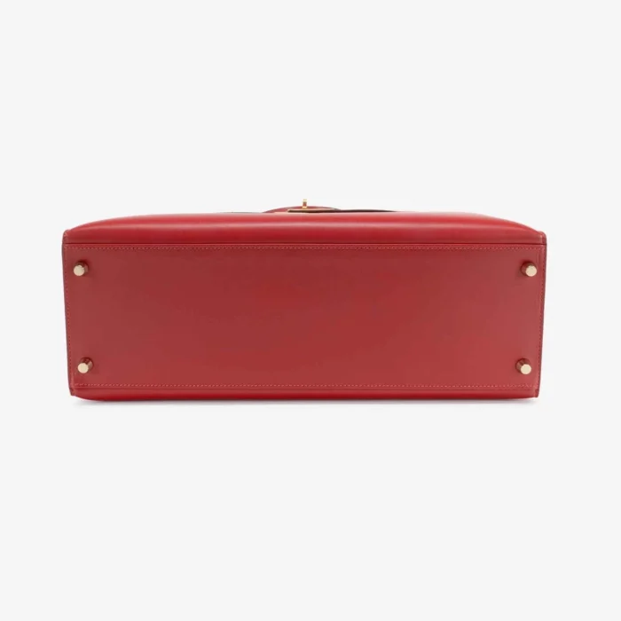 Best Replica Hermès Kelly 35 Tadelakt Rouge Vif GHW - DLF - Image 3