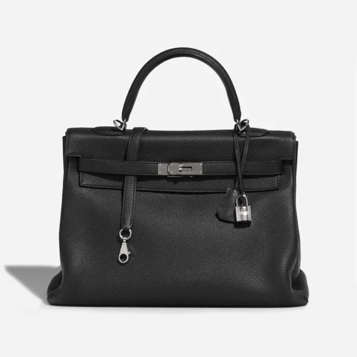 Best Replica Hermès Kelly 35 Togo Black PHW - Replica Handbags