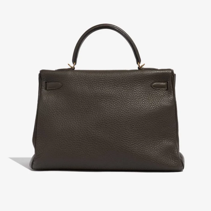 Best Replica Hermès Kelly 35 Togo Chocolate GHW - Replica Handbags - Image 2
