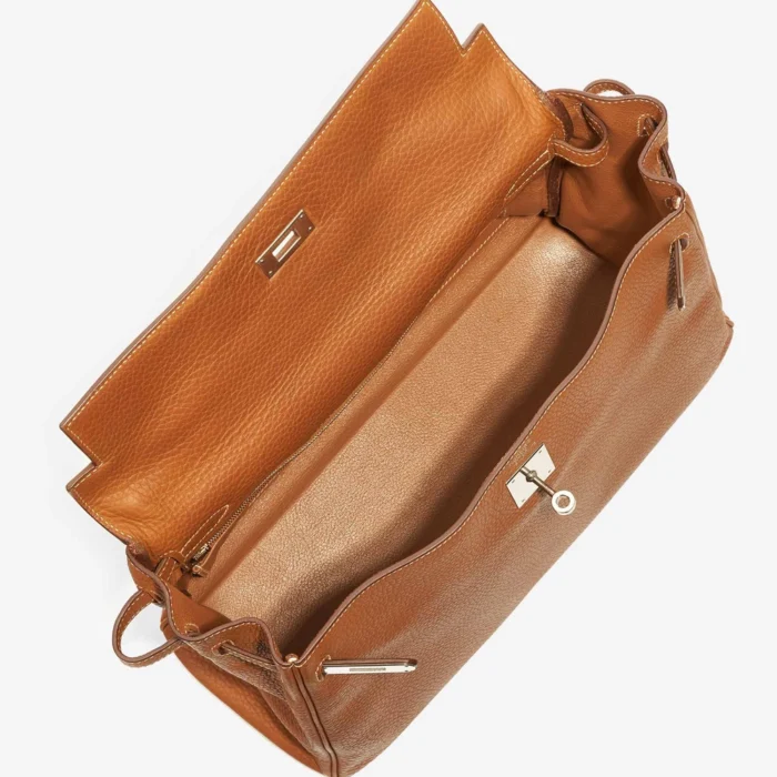 Best Replica Hermès Kelly 35 Togo Gold GHW - DLF - Image 5
