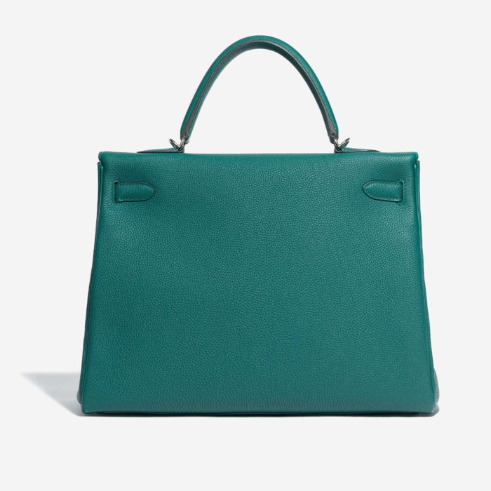 Best Replica Hermès Kelly 35 Togo Malachite PHW - Replica Handbags - Image 2