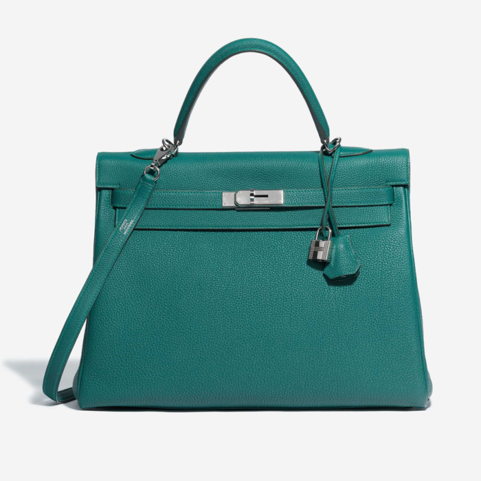Best Replica Hermès Kelly 35 Togo Malachite PHW | DLF